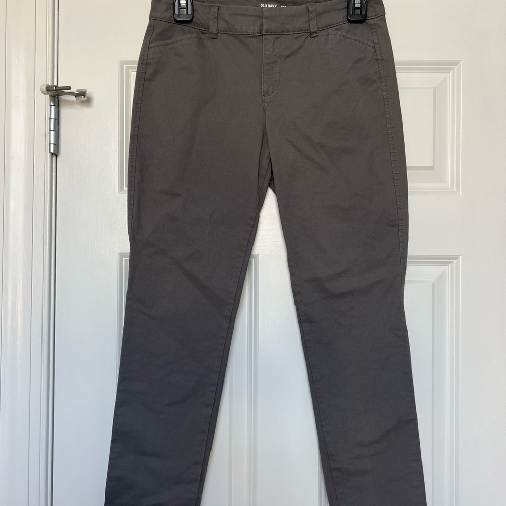 Old Navy Women's Pixie Pants - Dark Gray